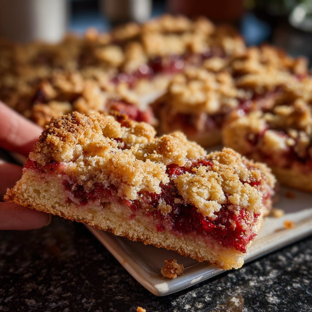 Erdbeer Blechkuchen Mit Streuseln