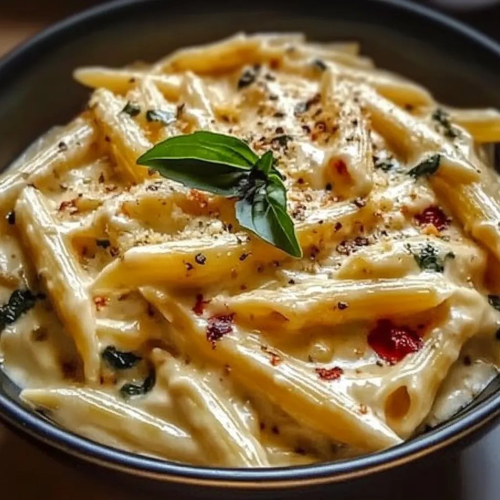 Gebackene Hähnchen-Mozzarella-Pasta
