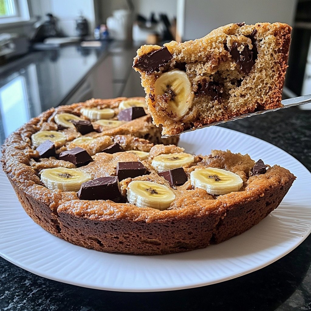 Bananenbrot mit Schokostückchen