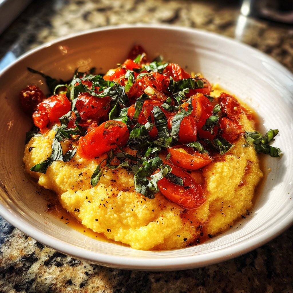 Polenta mit Tomaten