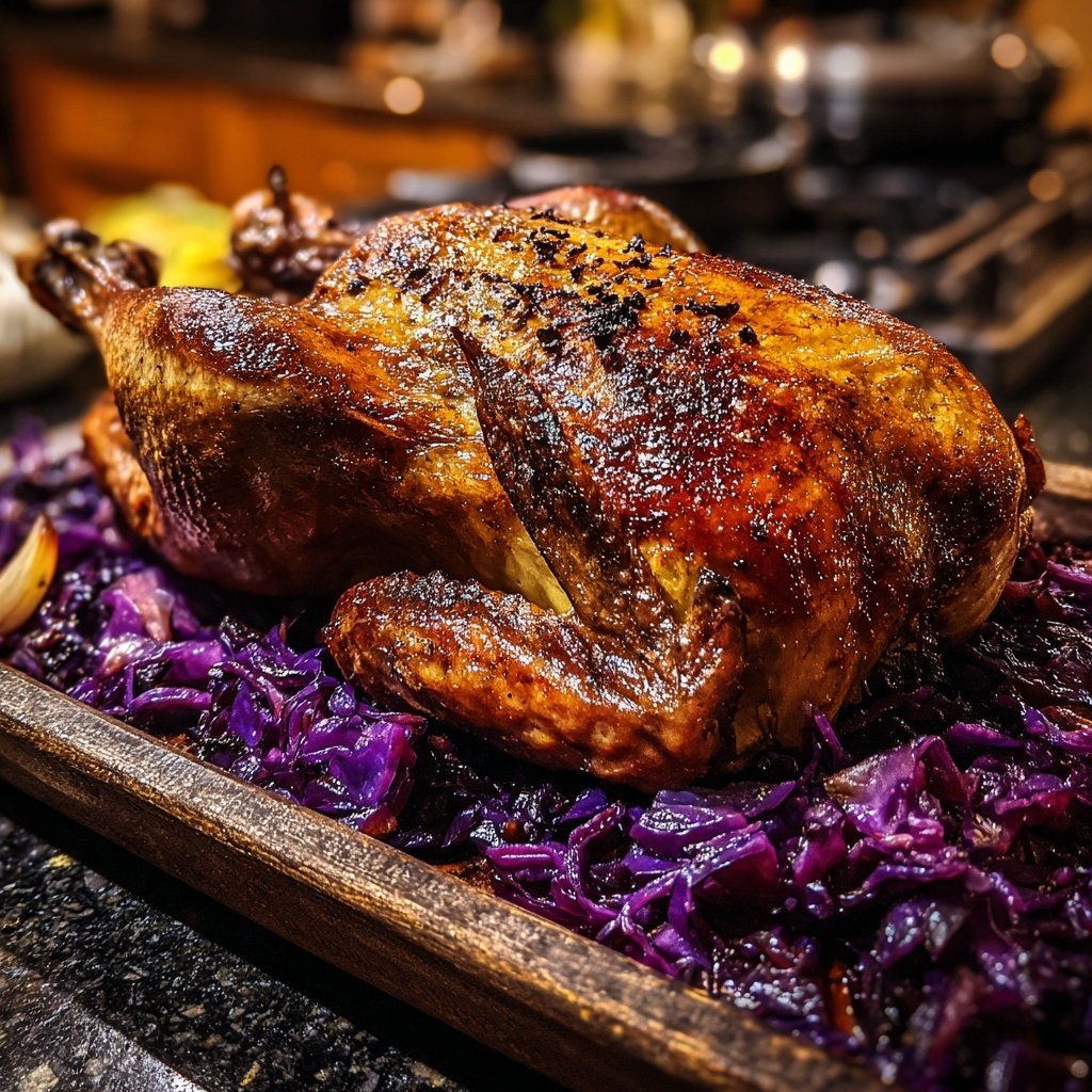 Saisonal & Festlich Weihnachtsgans mit Rotkohl