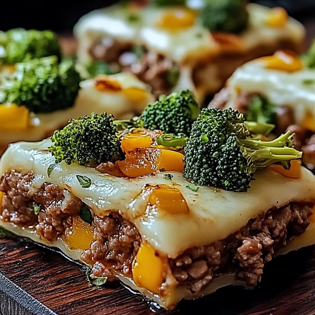 Fitness-Auflauf mit Brokkoli und Hackfleisch