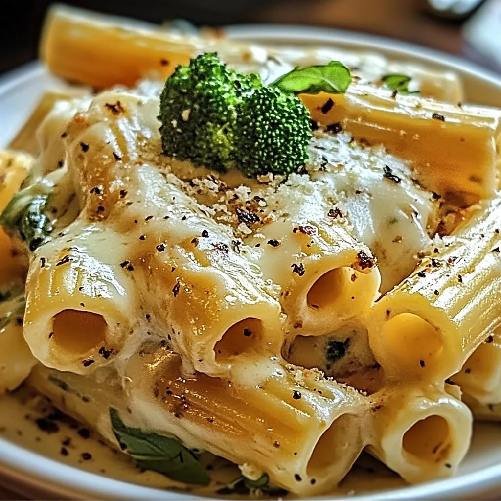 Brokkoli-Pasta mit cremiger Käsesoße