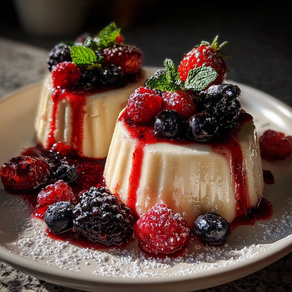 Panna Cotta mit Vanille