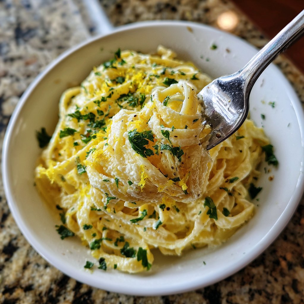 Tagliatelle mit Zitronencreme