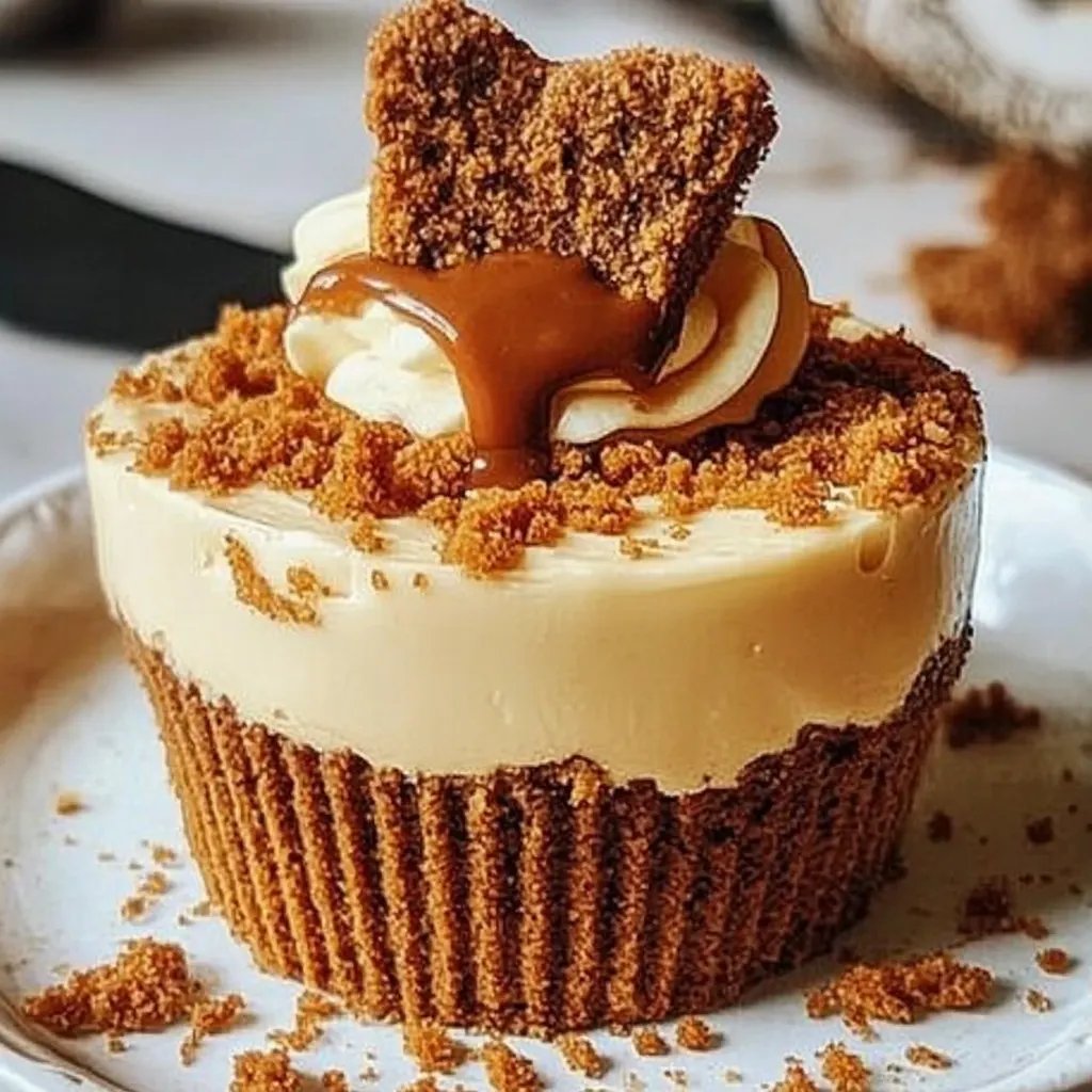 Mini Lotus Biscoff Cheesecake ohne Backen