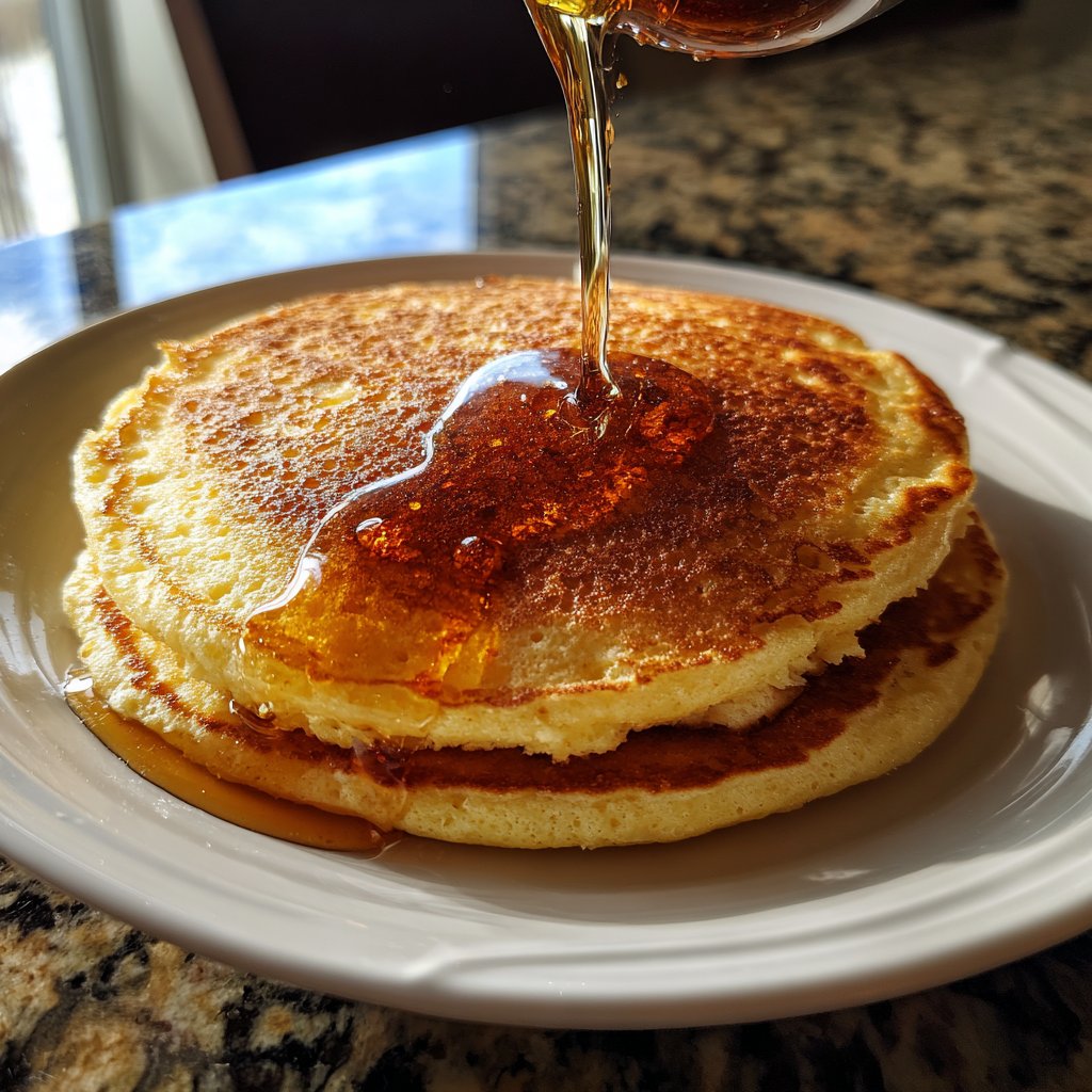 Pfannkuchen mit Proteinmehl