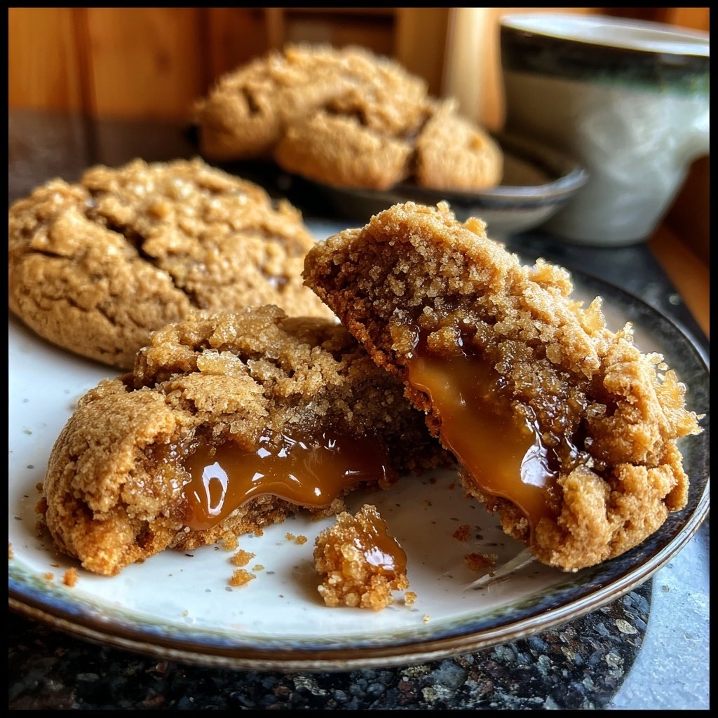 Cookies mit Karamellstückchen