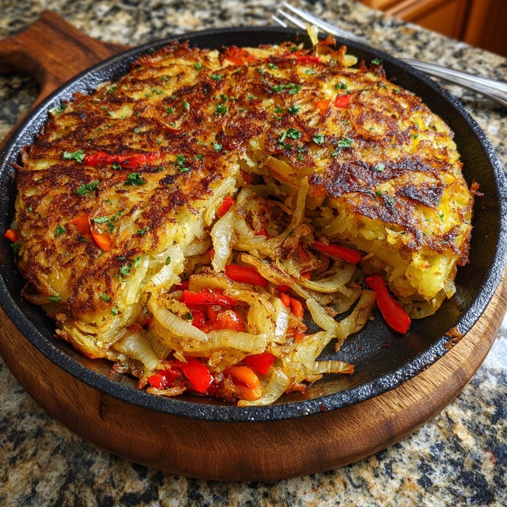 Abendessen mit Kartoffelpfanne