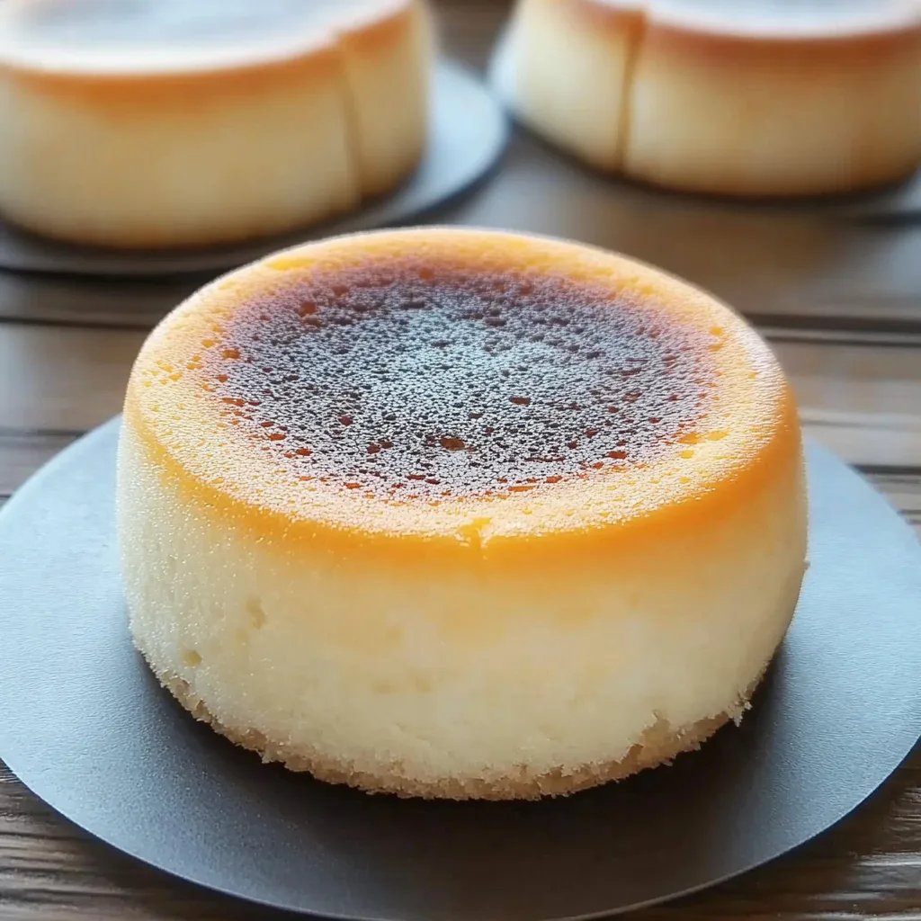 Schnelle japanische Mini-Käsekuchen