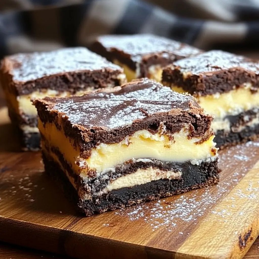 Köstliche Cheesecake Brownies