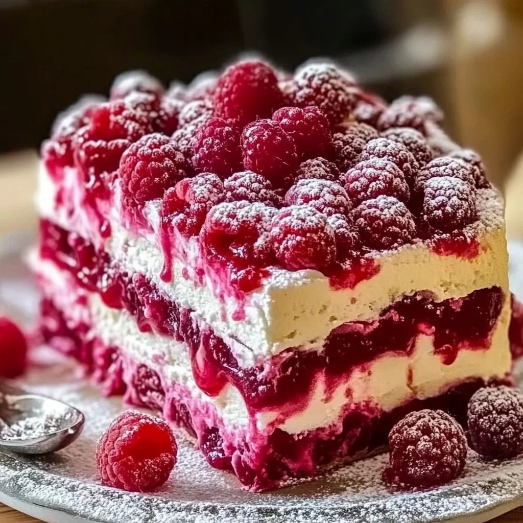 Himbeer-Raffaello-Torte ohne Gelatine