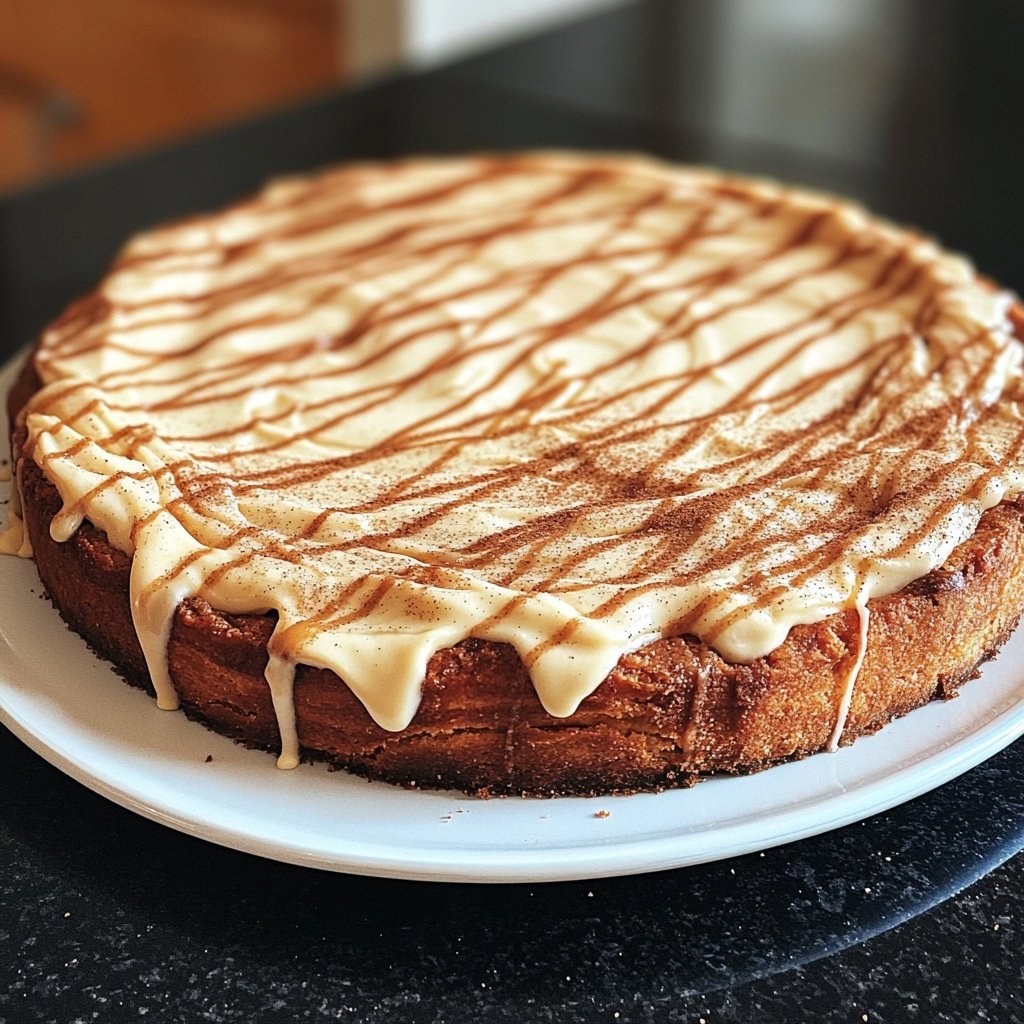 Zimtschnecken-Käsekuchen