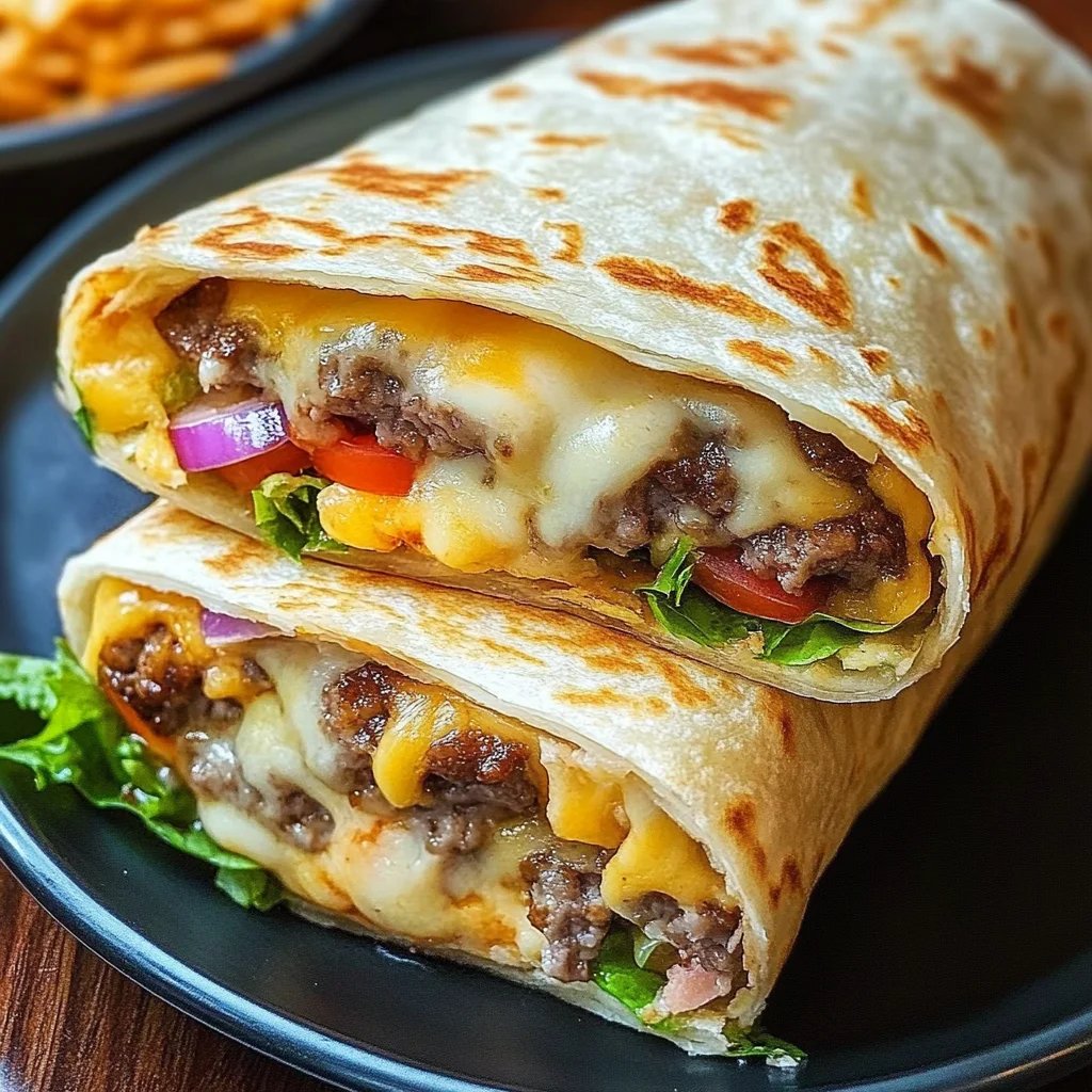 Cheeseburger Wraps