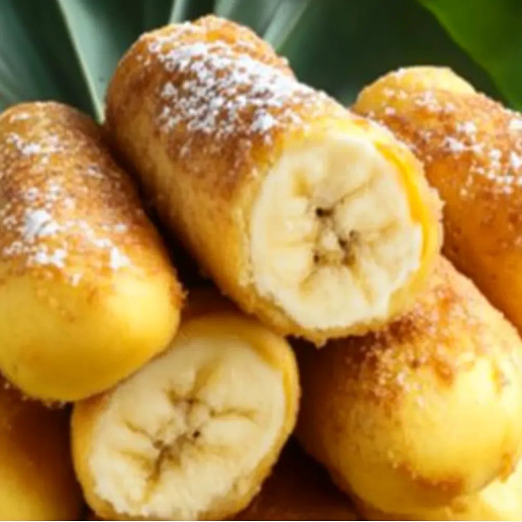 Gebackene Bananen auf chinesische Art